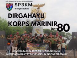 SP3KM Hadiri Syukuran HUT ke-80 Korps Marinir di Batalyon Tank Amfibi 2 Karangpilang Surabaya