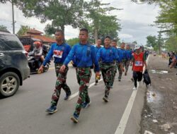 Tim Kodiklatal Raih Juara 1 Lomba Gerak Jalan Mojosura Hari Pahlawan 2025