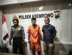 Polsek Asemrowo Amankan Residivis Pencuri Kompor di Greges Jaya