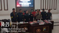 Satskrim Polrestabes Surabaya Ungkap Kasus Pencurian Dengan Kekerasan dan Pengeroyokan