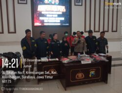 Satskrim Polrestabes Surabaya Ungkap Kasus Pencurian Dengan Kekerasan dan Pengeroyokan