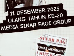 Eko Gagak : Hari Ulang Tahun Media Sinar Pagi Group Ke-20 Bertekad Memperkuat Optimisme