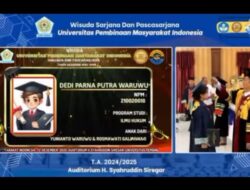 Khidmat di Auditorium Syahruddin Siregar UPMI Gelar Sidang Terbuka Senat, Luluskan Dedi Parna Putra Waruwu dan Ratusan Wisudawan