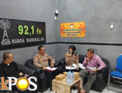 On Air di Radio Suara Bangkalan, Polres Bangkalan bersama Tokoh Gereja Perk Tegaskan Kesiapan Nataru