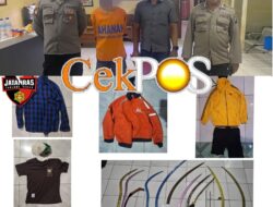 Polres Pelabuhan Tanjung Perak Tangkap Penjual Motor Hasil Begal. Polisi Sita 9 Celurit dan 2 Busur Panah dari Markas Gangster