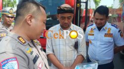 Jelang Nataru Ditlantas Polda Jatim Gelar Ramcheck di PO Bus