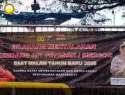 Jelang Pergantian Tahun, Polres Tanjung Perak Keluarkan Imbauan Larangan Menyalakan Kembang Api dan Petasan