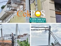 Halangi Rumah Warga, Tiang WiFi di Kampung Genting Tambak Dalam Dikeluhkan