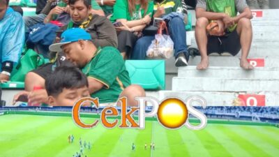 Berbaur Bersama Bonek, Ketua Srikandi MADAS Sedarah Tunjukkan Semangat Persatuan di Stadion GBT