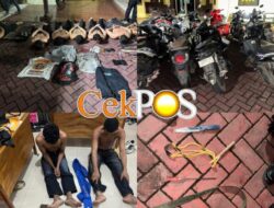 Ratusan Konvoi Pesilat Diduga Dari Luar Kota Meresahkan warga kota surabaya