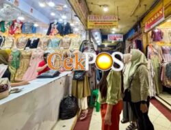 Daya Pikat Gamis Rompi Lepas untuk Busana Lebaran 2026 di Pasar Kapasan Surabaya.