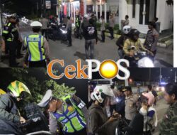 Harkamtibmas, Polres Pelabuhan Tanjung Perak Terus Gelar Pemeriksaan Kendaraan di Pospol Suramadu.
