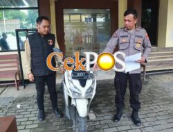 Polsek Kenjeran Tangkap Residivis Curanmor di Tambak Wedi, Kepergok Saat Dorong Motor Korban