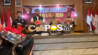 Polres Pasuruan Berhasil Ungkap Curanmor Lintas Wilayah Dua Tersangka Diamankan