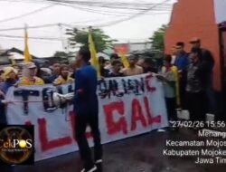 Unjuk Rasa!!! PMII Tuntut Kapolres Mojokerto Segera Tindak Galian C