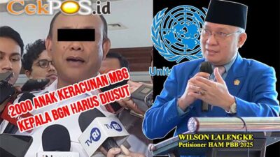 2000 Anak Keracunan Makanan Bergizi Gratis, Kepala BGN Harus Diperiksa