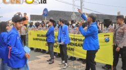 Humanis, Polres Probolinggo Beri Layanan Aksi Damai PC PMII