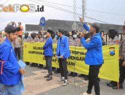 Humanis, Polres Probolinggo Beri Layanan Aksi Damai PC PMII