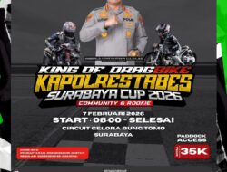 Nonton Gratis! Kapolrestabes Surabaya Siap Digelar Cup 2026 Saatnya Joki Balap Liar Pindah ke Sirkuit