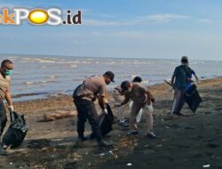 Wujudkan Gerakan Indonesia Asri, Polres Probolinggo Bersama Warga Bersihkan 4 Pantai Unggulan