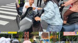 Sosialisasi Operasi Keselamatan Semeru 2026, Polres Blitar Kota Hadirkan Peraga Korban Laka dan Replika Pocong