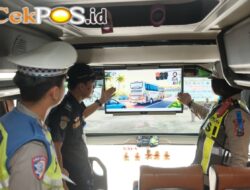 Sasar Bus Angkutan, Polres Malang Tekankan Keselamatan Penumpang Lewat Edukasi Audio Visual