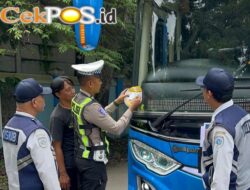 Operasi Keselamatan Semeru 2026 Polres Mojokerto Kota Pastikan Kelaikan Angkutan Umum
