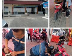KB Samsat Surabaya Barat Pelayanan Publik Satu Atap, Polantas Menyapa Bripka Riko Priambodo Tegaskan Ketelitian Cek Fisik