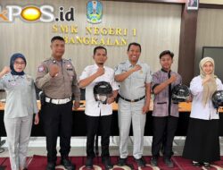 Operasi Keselamatan Semeru 2026, Satlantas Polres Bangkalan Sosialisasi Tertib Lalu Lintas di SMKN 1 Bangkalan