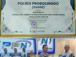Polres Probolinggo Raih Peringkat II Kinerja IKPA Terbaik Semester II 2025 Dari KPPN Bondowoso
