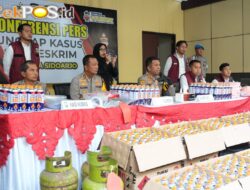 Polresta Sidoarjo Bongkar Pengoplosan LPG Subsidi Jadi Gas Portabel