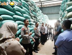 Kapolres Ponorogo Pastikan Keamanan dan Ketersediaan Pangan di Gudang Bulog Cukup