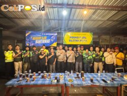 Polres Blitar Kota Gelar Sahur Bersama Komunitas Ojol