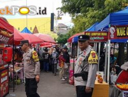 Polres Ngawi Patroli Pasar Pastikan Harga dan Stok Bapokting Aman