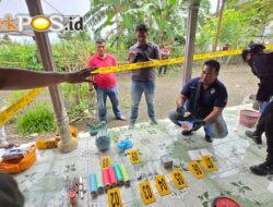Polres Situbondo Amankan Tersangka Pembuat Petasan Sita 5,1 Kg Bubuk Mercon