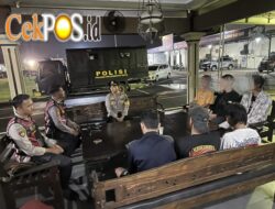 Patroli Pamapta Polres Mojokerto Kota Gagalkan Tawuran Jelang Sahur