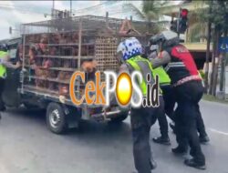 Respon Cepat Tim Urai Polres Blitar Bantu Kendaraan Mogok, Arus Lalu Lintas Tetap Lancar