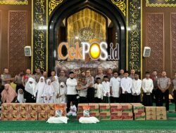 SIP 55 Resimen Desaka Dhira Pradhipa Polda Jawa Timur Gelar Baksos dan Santunan Anak Yatim di Bulan Ramadan