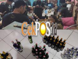 Polres Gresik Amankan 16 Orang dan Puluhan Botol Miras di Cerme, Respons Aduan “Cak Rama”