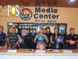 Polres Ngawi Amankan 2 Tersangka Pengeroyokan di Paron Motif Atribut Perguruan Silat