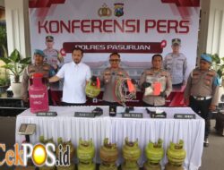 Polres Pasuruan Ungkap Kasus Penyalahgunaan LPG Subsidi, Dua Tersangka Diamankan