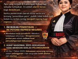 Dalih Penertiban Pers di Lamongan Disorot: Advokat Rikha Permatasari Sebut Ada Indikasi REPRESI terhadap Kebebasan Pers.