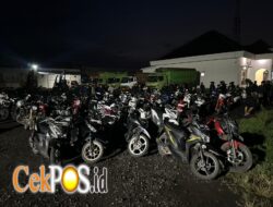 Polres Probolinggo Bubarkan Balap Liar di Dringu, Puluhan Motor Diamankan