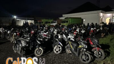 Polres Probolinggo Bubarkan Balap Liar di Dringu, Puluhan Motor Diamankan