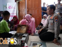 Hari Jadi YKB ke-46, Kapolres Bojonegoro Beri Hadiah Laptop Bocah Jago Perbaiki Elektronik