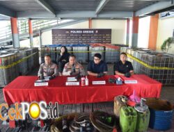 Polres Gresik Ungkap Penimbunan 17 Ribu Liter Solar Subsidi, Satu Tersangka Diamankan