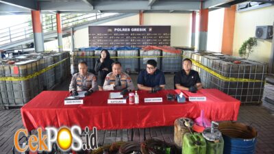 Polres Gresik Ungkap Penimbunan 17 Ribu Liter Solar Subsidi, Satu Tersangka Diamankan