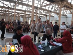 Polres Jember Peduli Kesehatan Buruh, Gelar MCU Gratis Jelang May Day