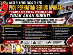 Aksi 21 April 2026 Di KPK Picu Perhatian Seriyus Aparat, Trinusa Tegaskan Perjuangan Tidak Akan Surut