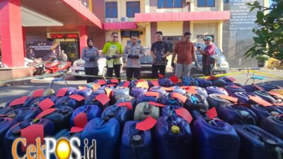 Polres Probolinggo Ungkap Penyalahgunaan BBM Bersubsidi, 7 Tersangka Diamankan